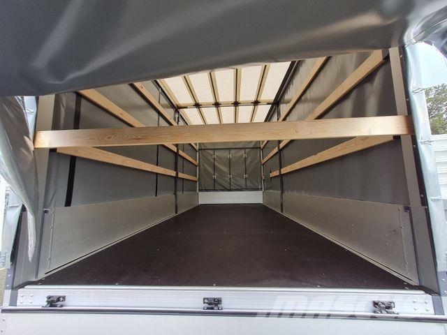 Fiat Ducato 35 Pritsche Maxi Schiebe Plane 10 Pal. Camion à rideaux coulissants (PLSC)