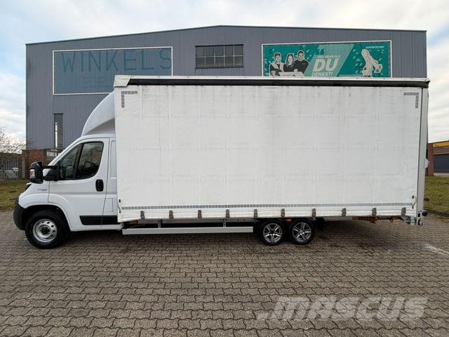 Fiat Ducato Plane Tandemachse 3 Achsen 커튼사이더 트럭