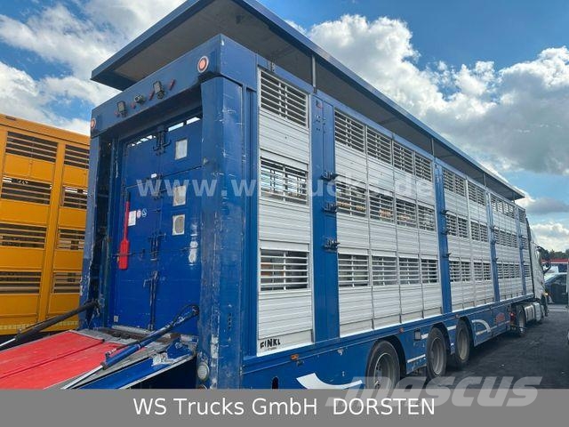 Finkl 3 Stock Hubdach Typ 2 Viehtransportauflieger