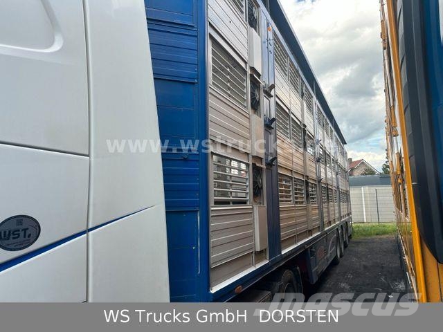 Finkl 3 Stock Hubdach Typ 2 Viehtransportauflieger