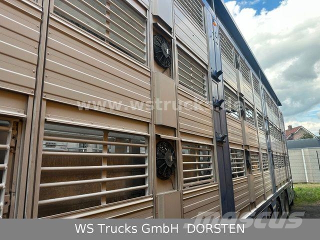 Finkl 3 Stock Hubdach Typ 2 Viehtransportauflieger