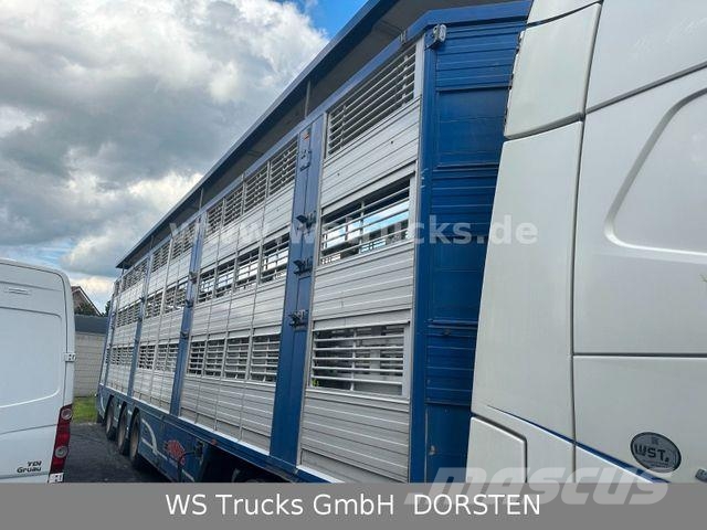 Finkl 3 Stock Hubdach Typ 2 Viehtransportauflieger