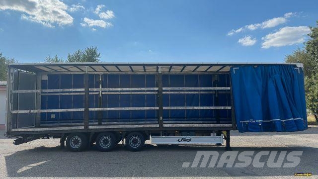 Fliegl SDS 350 LOW, LIFT. ROOF Tents puspiekabes