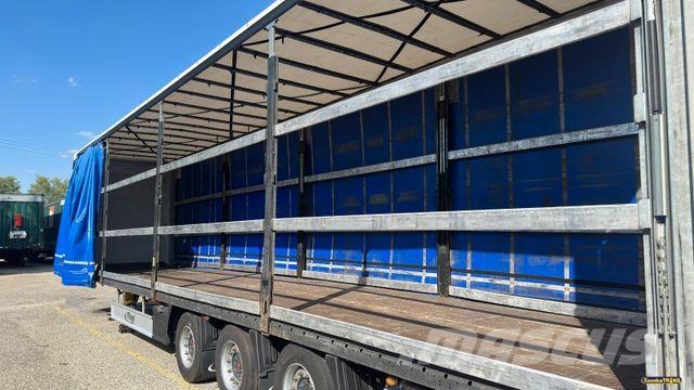 Fliegl SDS 350 LOW, LIFT. ROOF Tents puspiekabes