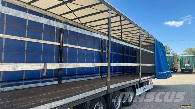 Fliegl SDS 350 LOW, LIFT. ROOF Tents puspiekabes