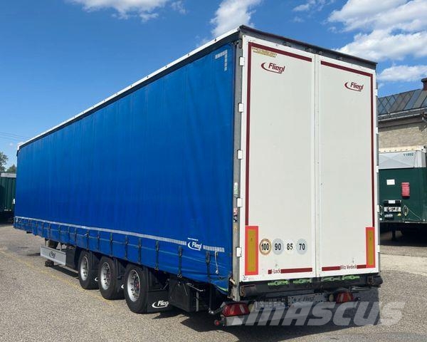 Fliegl SDS 350 LOW, LIFT. ROOF Tents puspiekabes