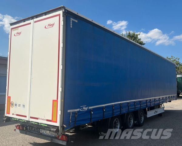 Fliegl SDS 350 LOW, LIFT. ROOF Tents puspiekabes