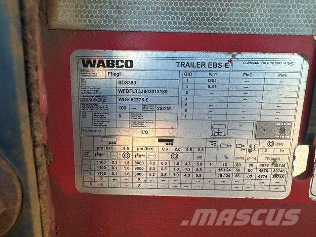 Fliegl SDS390 ADR 20 FT Причепи для перевезення контейнерів