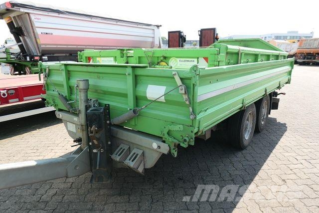 Fliegl TSK 100, Verzinkt, Tandem, 4.500mm lang,Zurrösen Reboques basculantes