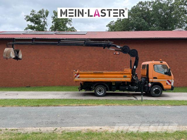 Fuso Canter 7C18 3 S-Kipper /Hiab 055 12m 500 kg FUNK Tipper trucks