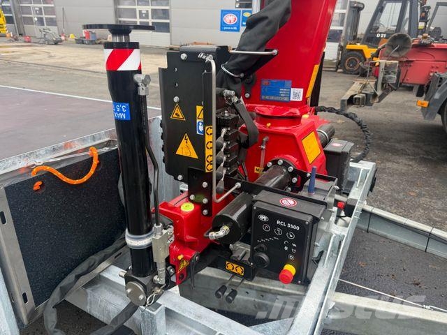 Fuß+Jacobsen, Containerpritsche + Kran, Plateau Pick up/Prelata