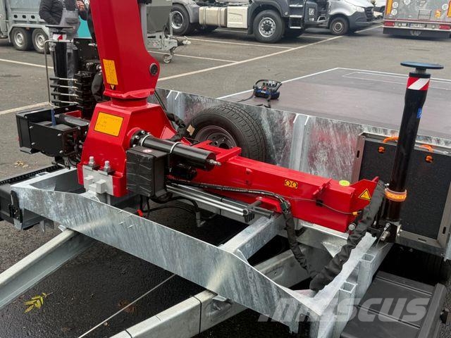 Fuß+Jacobsen, Containerpritsche + Kran, Plateau Pick up/Prelata