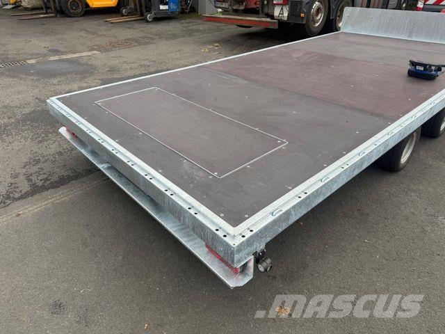 Fuß+Jacobsen, Containerpritsche + Kran, Plateau Pick up/Prelata