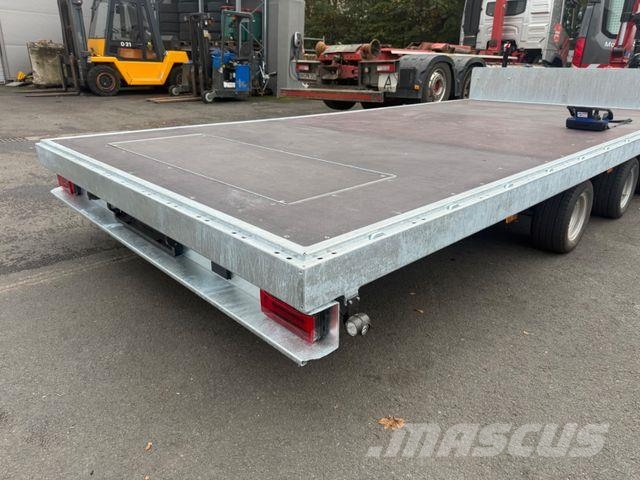 Fuß+Jacobsen, Containerpritsche + Kran, Plateau Pick up/Prelata