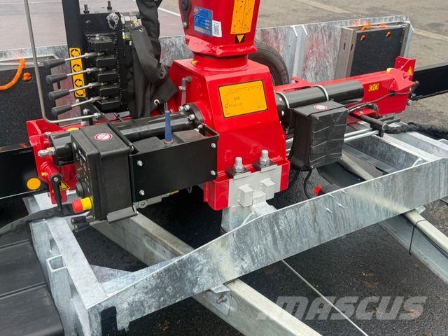 Fuß+Jacobsen, Containerpritsche + Kran, Plateau Pick up/Prelata