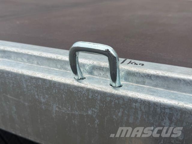 Fuß+Jacobsen, Containerpritsche + Kran, Plateau Pick up/Prelata