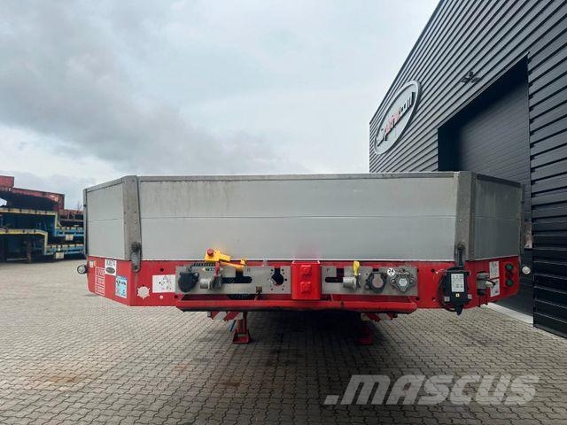 Goldhofer 4 axle Lowloader / Hydr. Power Steering نصف مقطورة مسطحة منخفضة