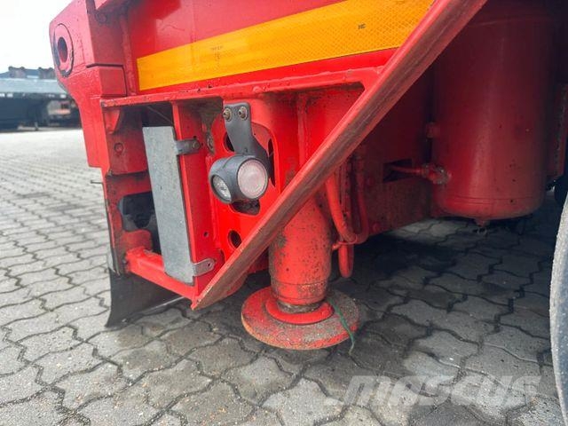 Goldhofer 4 axle Lowloader / Hydr. Power Steering نصف مقطورة مسطحة منخفضة