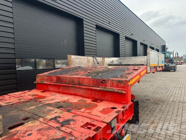 Goldhofer 4 axle Lowloader / Hydr. Power Steering نصف مقطورة مسطحة منخفضة