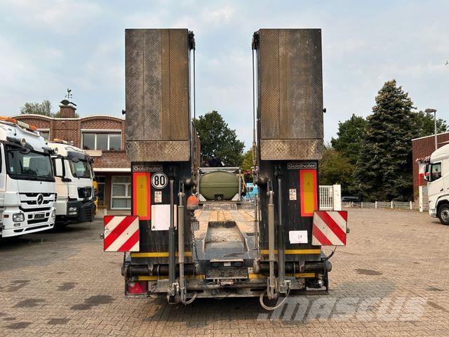 Goldhofer Deichselanhänger Tieflader TU-L 4 mit 4 Achsen Góndola de cama rebajada