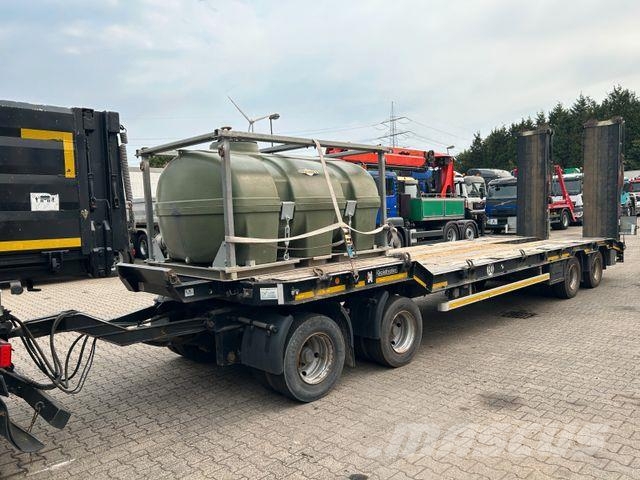 Goldhofer Deichselanhänger Tieflader TU-L 4 mit 4 Achsen Góndola de cama rebajada