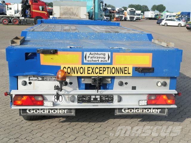 Goldhofer SPZ-DH8-83/80, 8-Achser, 14to. Achsen, Gelenkt 低平板半挂车