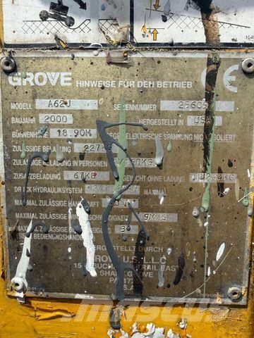 Grove A62J ARBEITSBÜHNE Knikarmhoogwerkers