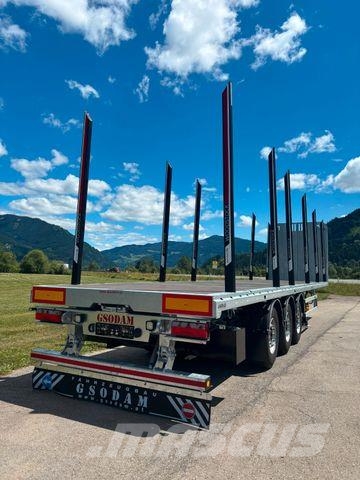Gsodam Neuer Multimaxx20 FEUERVERZINKT Semirremolque de transporte de madera
