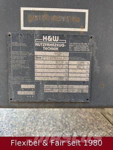 H&W HWZPS09,BPW-Scheibe,Schiebeplane 9,10m. Curtainsider trailers