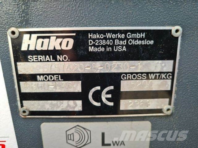 Hako matic 1800 LPG Scheuersaugmaschine Građevinarstvo – ostalo