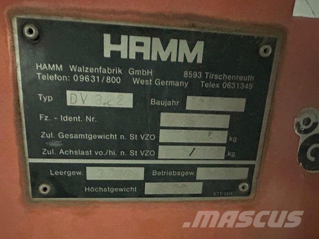Hamm DV 3.22 Outros rolos