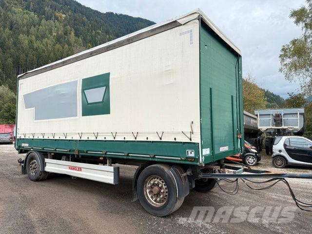 Hangler 2 PEL 18 Pritsche Plane Bordwand Rungen Remolques de caja de lona