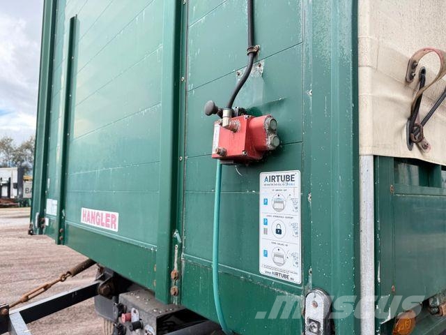 Hangler 2 PEL 18 Pritsche Plane Bordwand Rungen Remolques de caja de lona