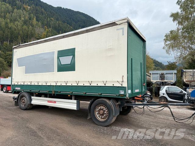 Hangler 2 PEL 18 Pritsche Plane Bordwand Rungen Remolques de caja de lona