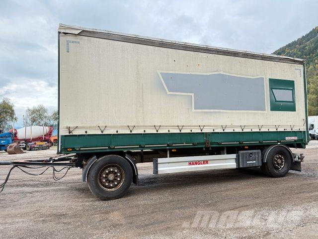 Hangler 2 PEL 18 Pritsche Plane Bordwand Rungen Remolques de caja de lona