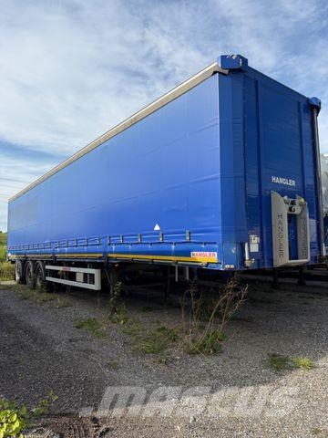Hangler SPEZIAL AUFLIEGER FÜR MITNAHMESTAPLER Semirremolques de caja de lona