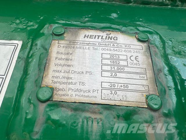 Heitling SDBH 31 / Silo / 3 x Kammern / 31.000 L مقطورات ذات صهاريج