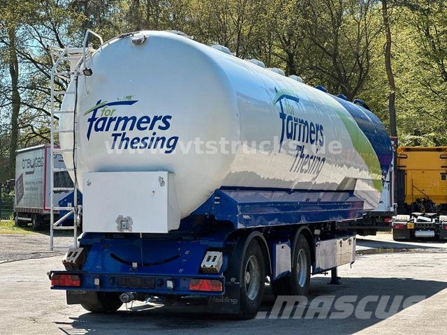 Heitling Silo 51m³ /TRIDEC/7Kammern /4Euter Semirremolques cisterna