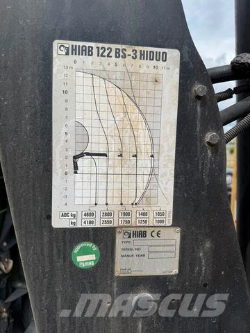 Hiab 122 BS-3 HIDUO * NUR KRAN * Vlakke laadvloer met kraan