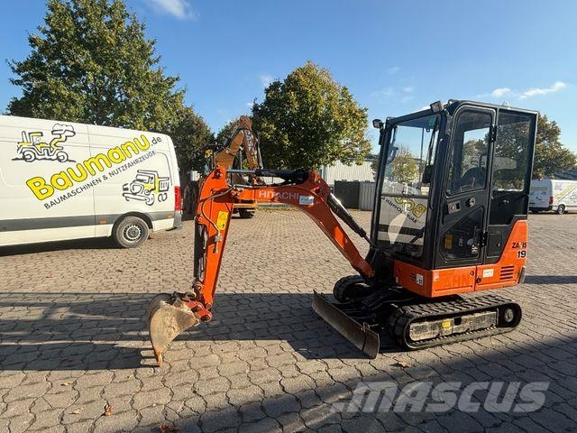 Hitachi ZX 19-5A CR, BJ 16, 3660 BH, MS01, Tieflöffel Mini pelle < 7t