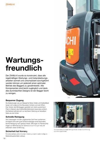 Hitachi ZX 48U-6 Minigraafmachines < 7t