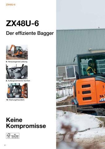 Hitachi ZX 48U-6 Minigraafmachines < 7t