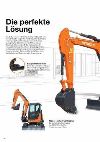 Hitachi ZX 48U-6 Minigraafmachines < 7t