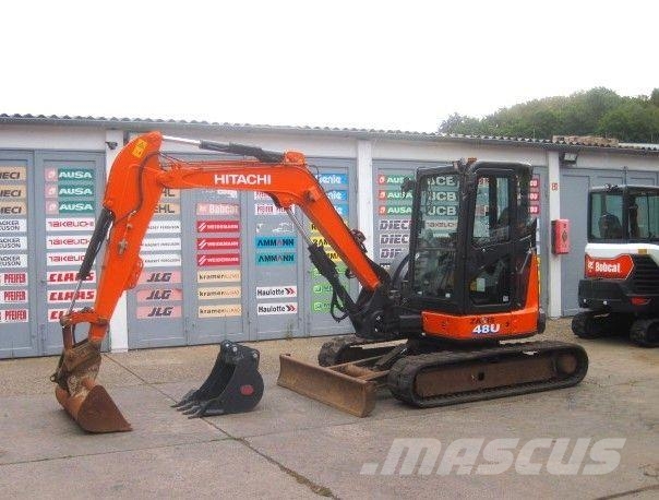 Hitachi ZX48U-5A-CLR * 2x Löffel * Minibagger < 7t