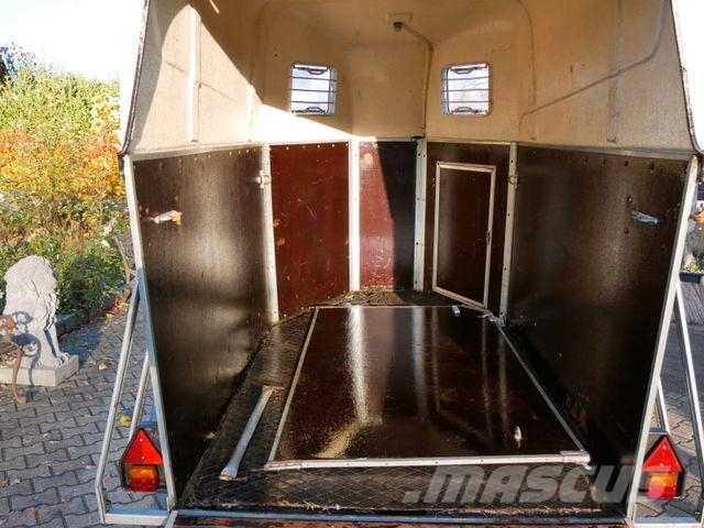  Holz Poly 2 Pferde Remorci transport animale