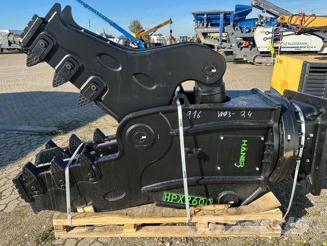 HPX 2600, Pulverisierer, Abbruchzange Bagri goseničarji