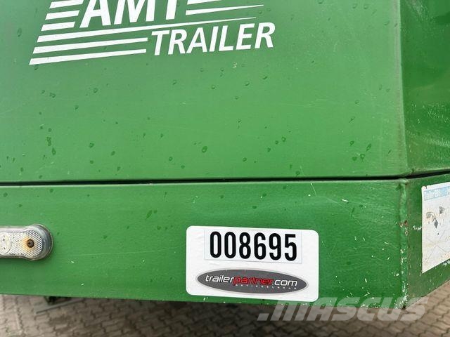 HRD AMT 4 achs tieflader / ausziehbar / Radmulde Low loader-semi-trailers