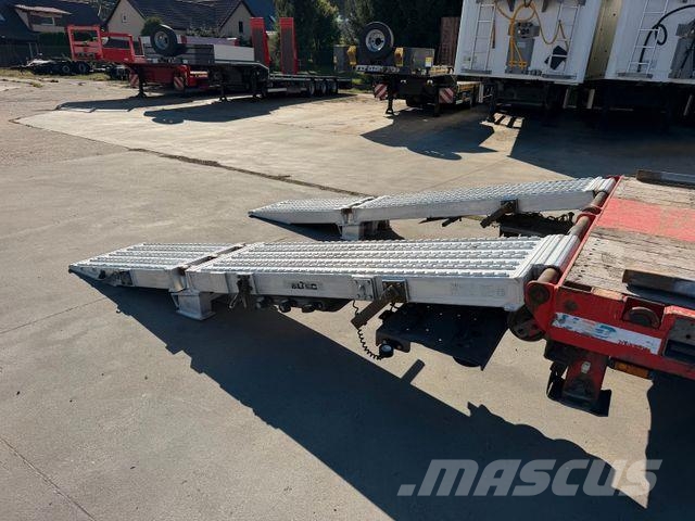 HRD Low Loader Low Deck Mega Extendable Žemo iškrovimo puspriekabės