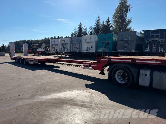 HRD Low Loader Low Deck Mega Extendable Žemo iškrovimo puspriekabės