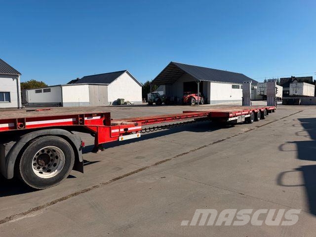 HRD Low Loader Low Deck Mega Extendable Žemo iškrovimo puspriekabės